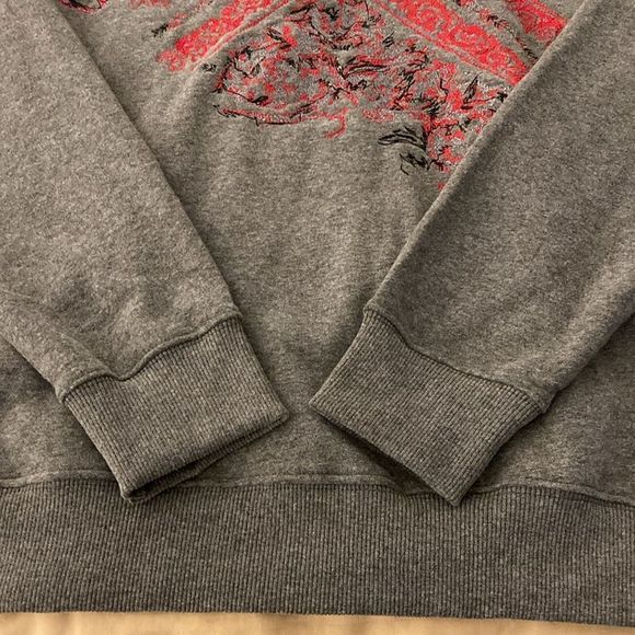 Versace Collection Mens Sweatshirt in Anthracite Red & Black Size XXL - Picture 6 of 12